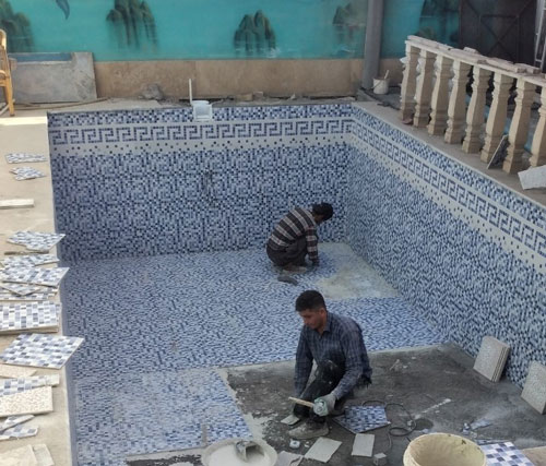 ساخت استخر در ویلا